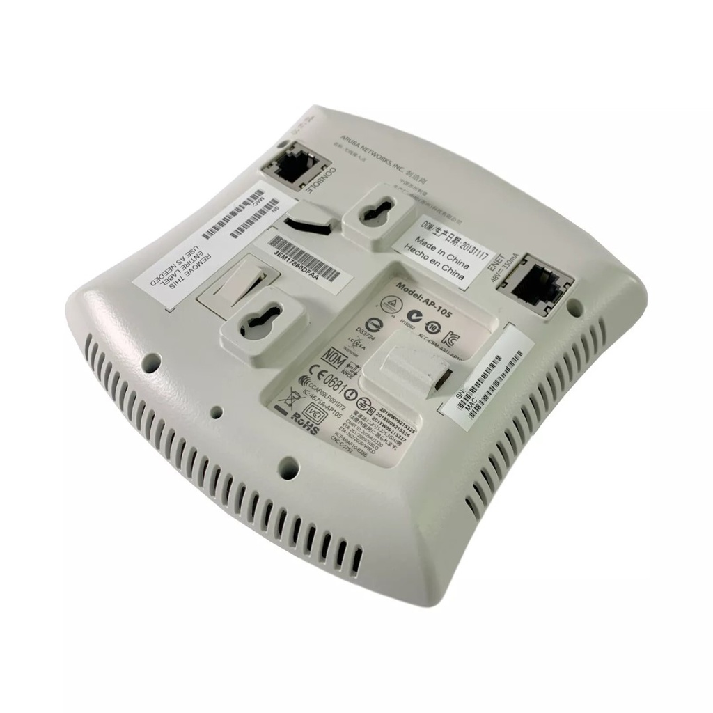 Aruba 105 Wireless Access Point (802.11abgn 2x2:2, dual radio, integrated antennas)