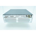 Cisco 3925 ISR with 3 onboard GE, C3900-SPE100/K9, 4 EHWIC slots, 4 DSP slots, 1 ISM slot, 2 SM slots, 256MB CF default ,1 GB DRAM default ,IP Base