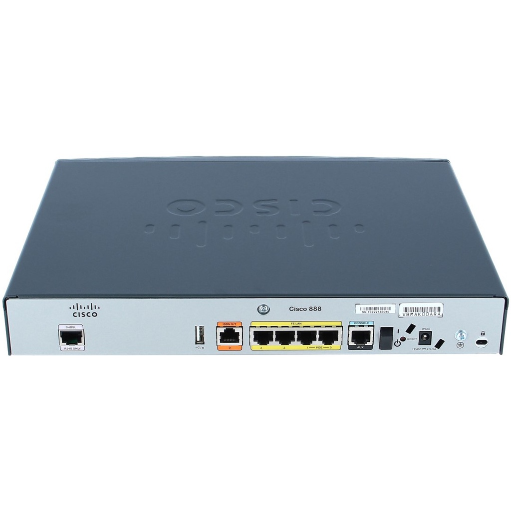 Cisco 888 ISR G.SHDSL (EFM/ATM) Router
