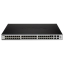 D-Link DGS-3100-48, 48x 10/100/1000 BASE-T & 4x SFP Combo, redundant power support, Managed Stackable Switch