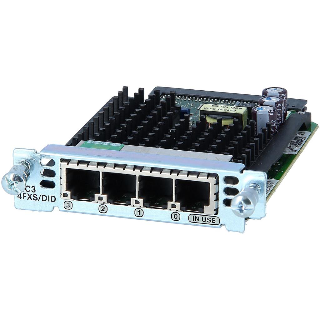 Cisco 4-port FXS/DID voice/fax interface card