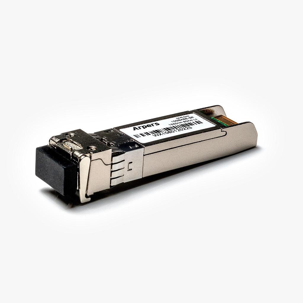 Arpers 10GBASE-ZR SFP+, 1550nm, SMF, 80km, LC Duplex, DOM compatible with Ciena