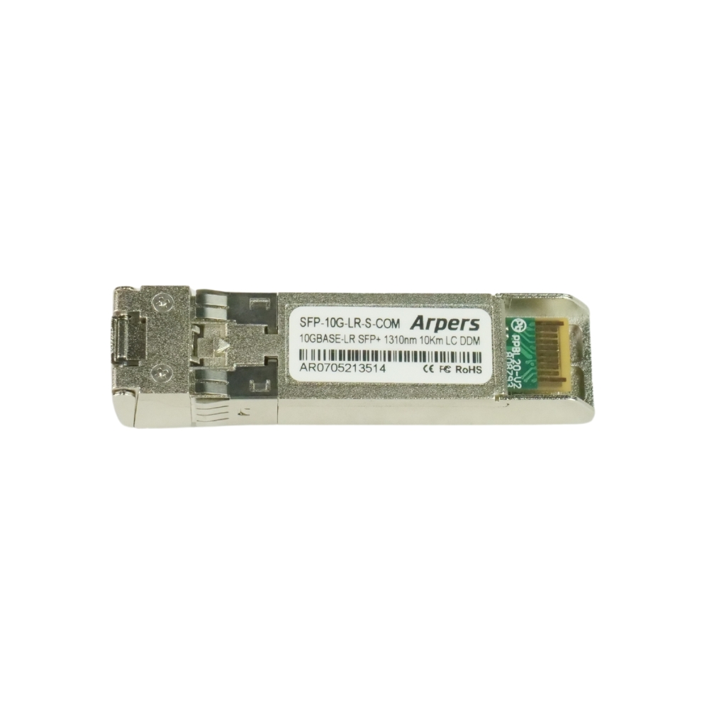 Arpers 10GBASE-LR SFP+ Module,1310nm, 10km, DOM, LC Duplex SMF S-Class compatible with Cisco
