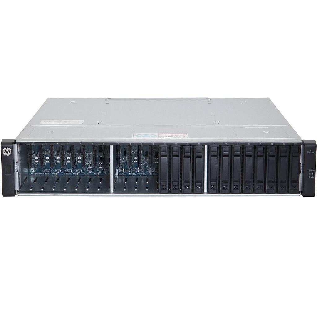 HPE MSA 2040 Energy Star SAN Dual Controller (2x C8R09A & 2x PSU) SFF Storage