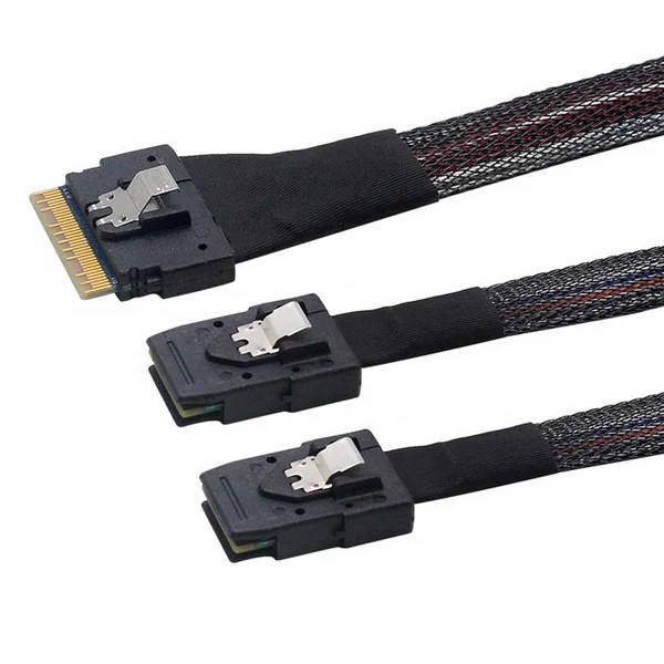 HPE ProLiant DL36x Gen10 Plus 8SFF SAS/SATA PCIe Slot2 Tri-Mode Cable Kit