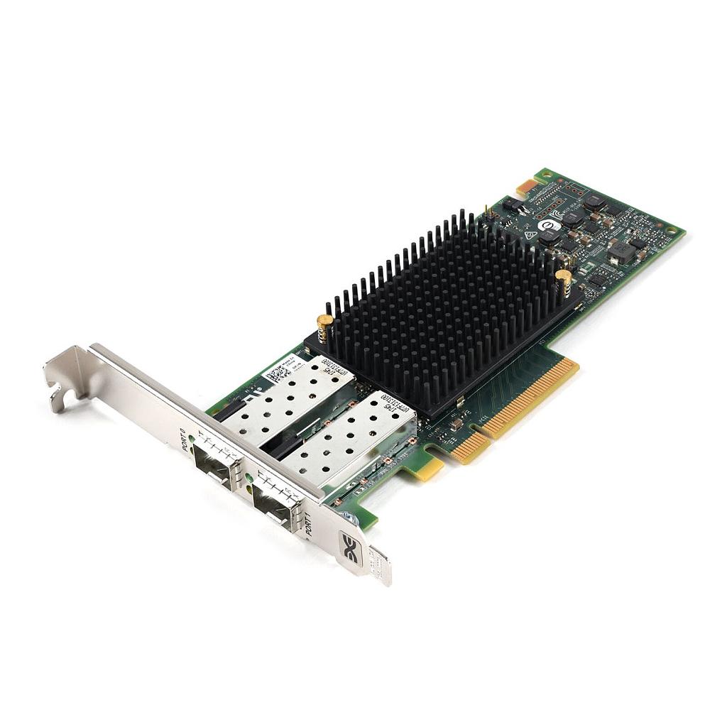 Dell Emulex LPe31002 HBA Dual Port 16Gb Fiber Channel PCIe Host Bus Adapter - High Profile Bracket