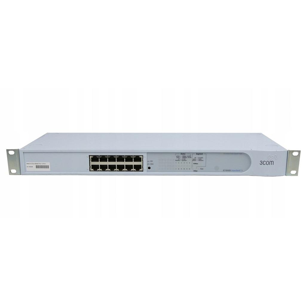 3COM SuperStack3 Baseline Hub de doble velocidad TP de 12 puertos