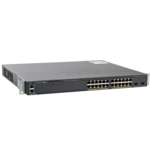 [WS-C2960X-24PD-L] WS-C2960X-24PD-L | Cisco Catalyst 2960X 24P PoE+ 2SFP+ LAN Base