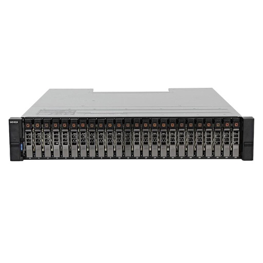 [ME4024-24SFF-SAN] Dell PowerVault ME4024 24SFF 2U Storage Area Network (x2 0VMRF PSU 580W - x2 H0GFG 4-port 16gb FC / 10GbE iSCSI Module Controller)