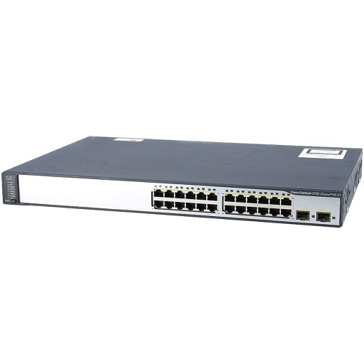 [WS-C3750V2-24PS-S] WS-C3750V2-24PS-S | Cisco Catalyst 3750V2 24x10/100 PoE + 2xSFP