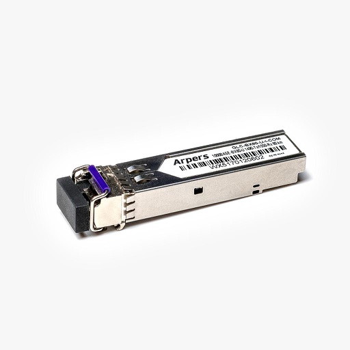 [GLC-BX80-U-I-COM] Arpers 1000BASE-BX80-U SFP, Tx1490nm/Rx1550nm, SMF, 80km,  LC Simplex, DOM compatible with Cisco