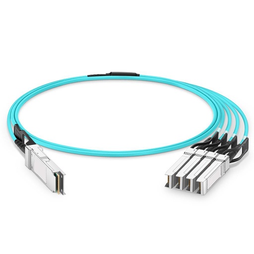 [QSFP-4X10G-AOC10M-COM] Arpers Breakout Cable óptico activo (AOC) 40G QSFP+ a 4x10G SFP+, 10m, compatible with Cisco