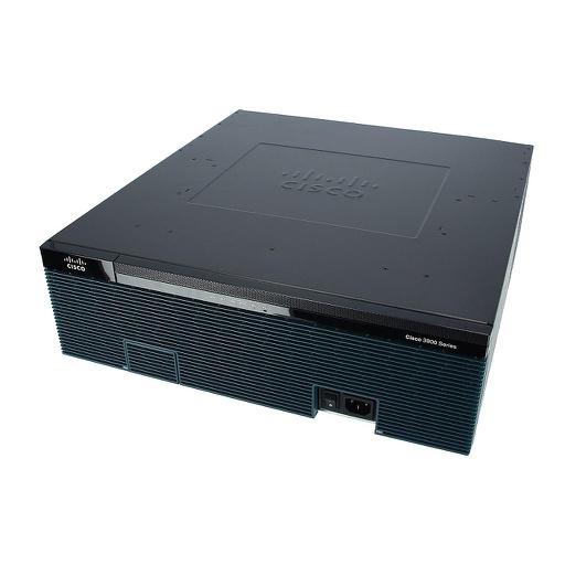 [CISCO3925/K9] Cisco 3925 ISR with 3 onboard GE, C3900-SPE100/K9, 4 EHWIC slots, 4 DSP slots, 1 ISM slot, 2 SM slots, 256MB CF default ,1 GB DRAM default ,IP Base