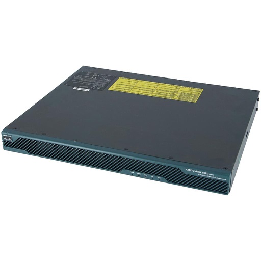 [ASA5520-K8] Cisco ASA 5520 Firewall Edition includes 4 Gigabit Ethernet interfaces + 1 Fast Ethernet interface, 750 IPsec VPN peers, 2 SSL VPN peers, Active/Active and Active/Standby high availability, DES license