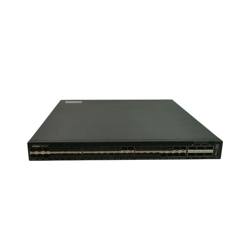 [S4048-ON-RA] Dell EMC Networking S4048-ON, 48x 10GbE SFP+; 6x 40GbE QSFP+; 2x AC PSU; 3x Fans; PSU to I/O Panel Airflow (Reverse Airflow) Switch