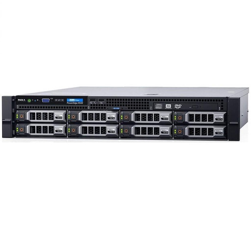 [PER530-8LFF-ENT] Dell PowerEdge R530 8xLFF CTO 2U; PERC S130 (SW RAID); 4x1GbE NIC; iDRAC Enterprise
